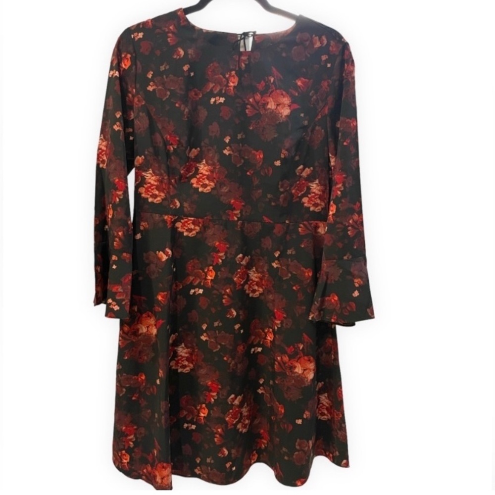 RW&Co Size 12 Fit & Flare Floral Dress
